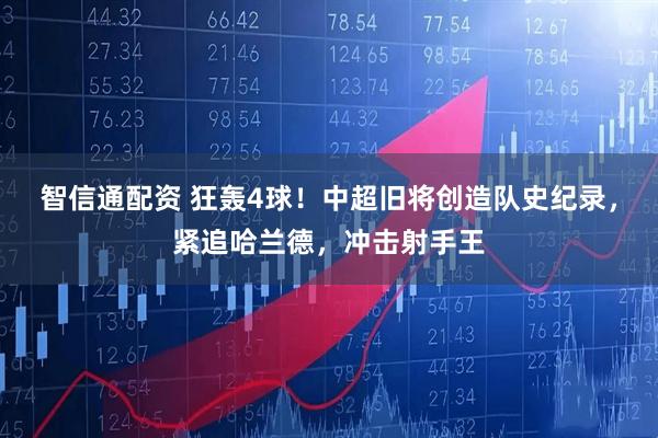 智信通配资 狂轰4球！中超旧将创造队史纪录，紧追哈兰德，冲击射手王